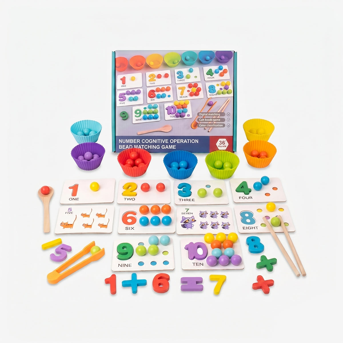 Hicooo® |  Wooden Bead Counting Toy