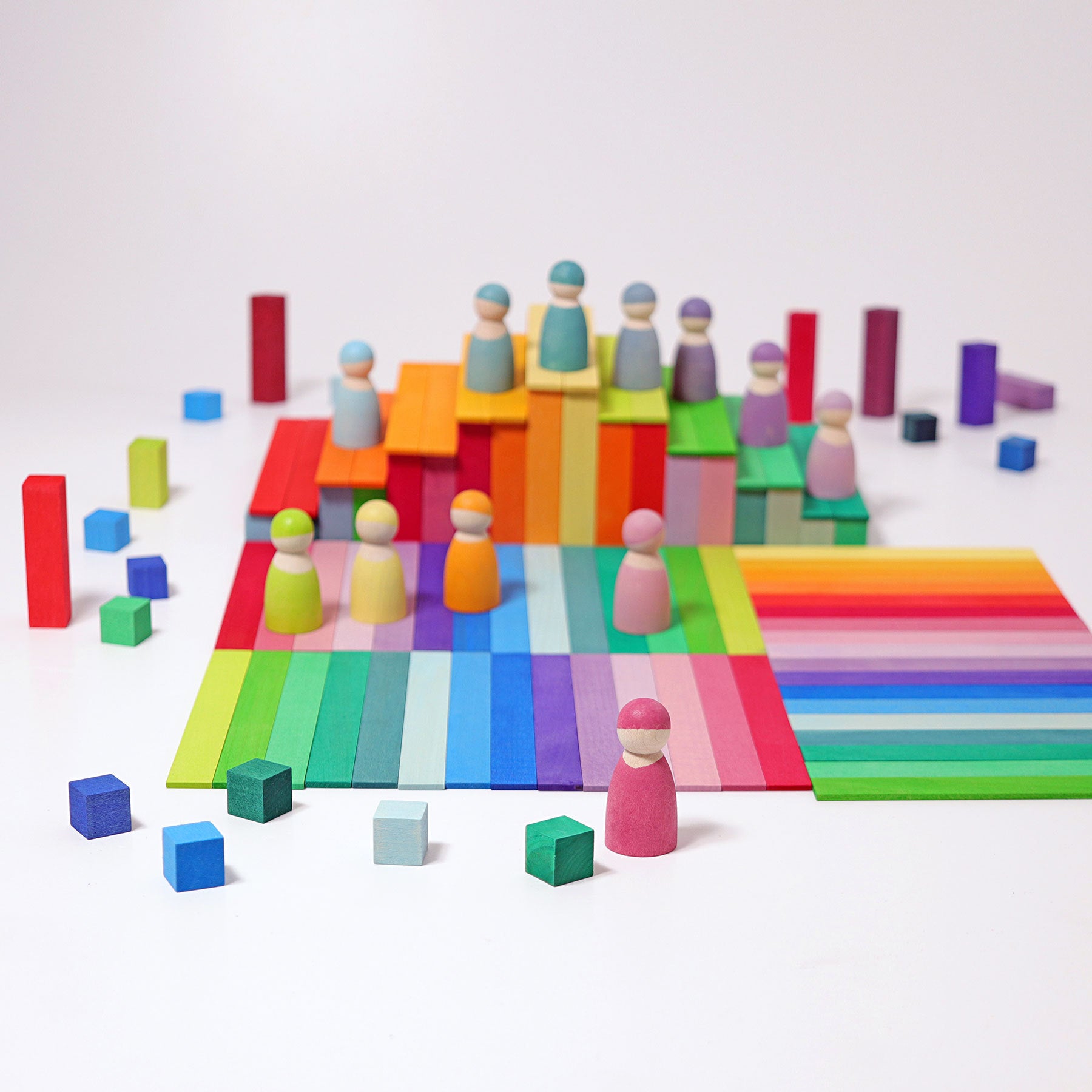100 Pcs Wooden Da Vinci Bridge Sticks — STEM Construction Set for Kids