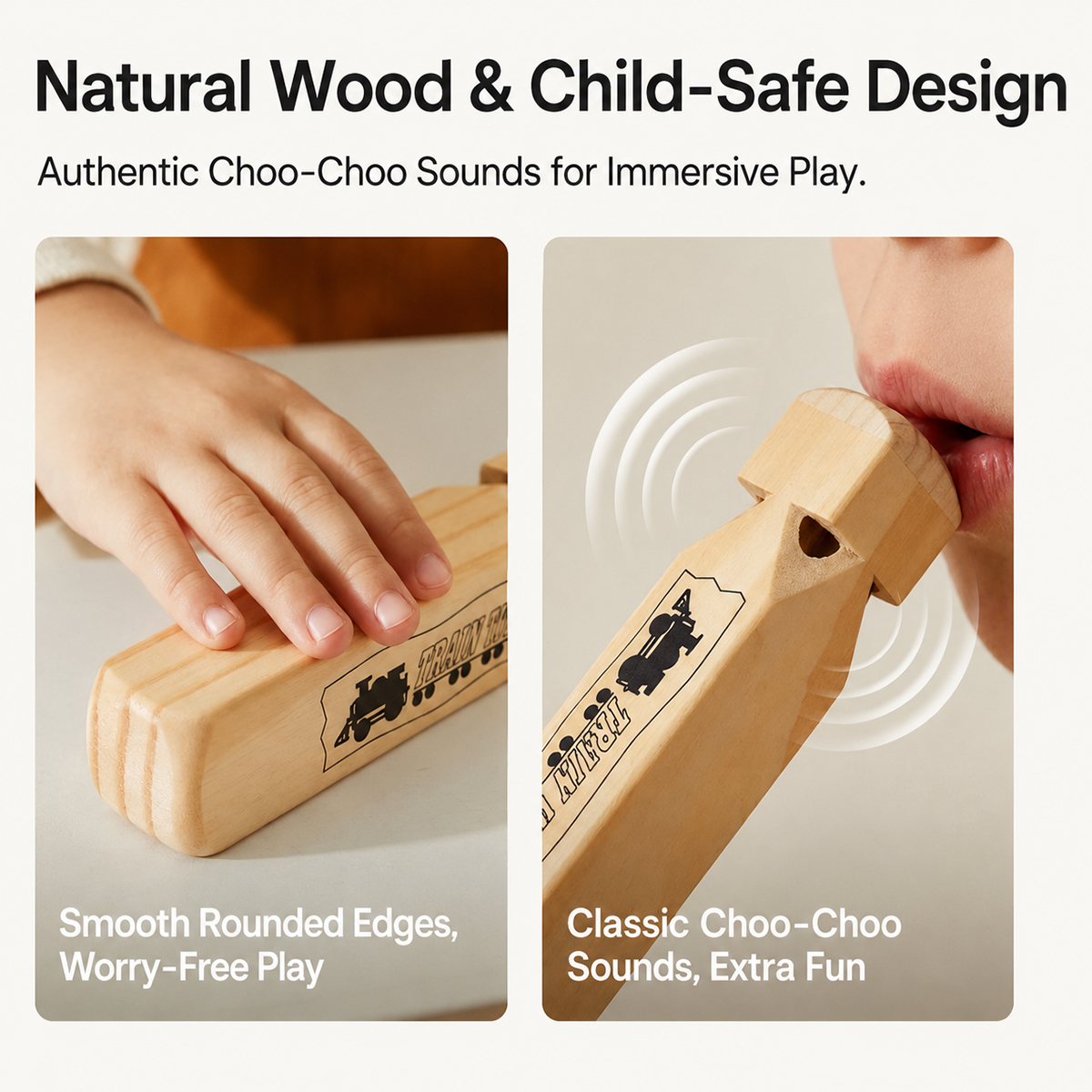 Hicooo® | Wooden Train Whistle