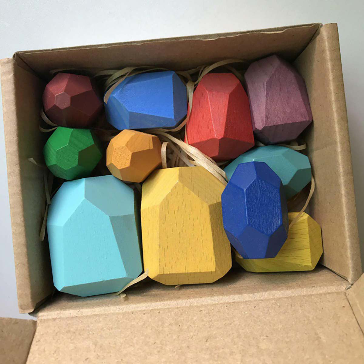 Morandi Wooden Stacking Blocks