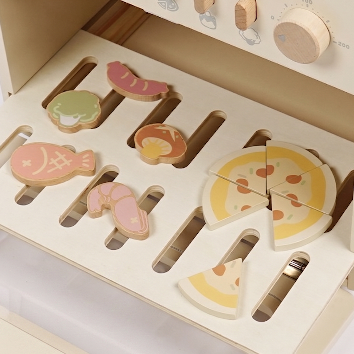 Pretend Play Kitchen Stove with Accessories for Toddlers