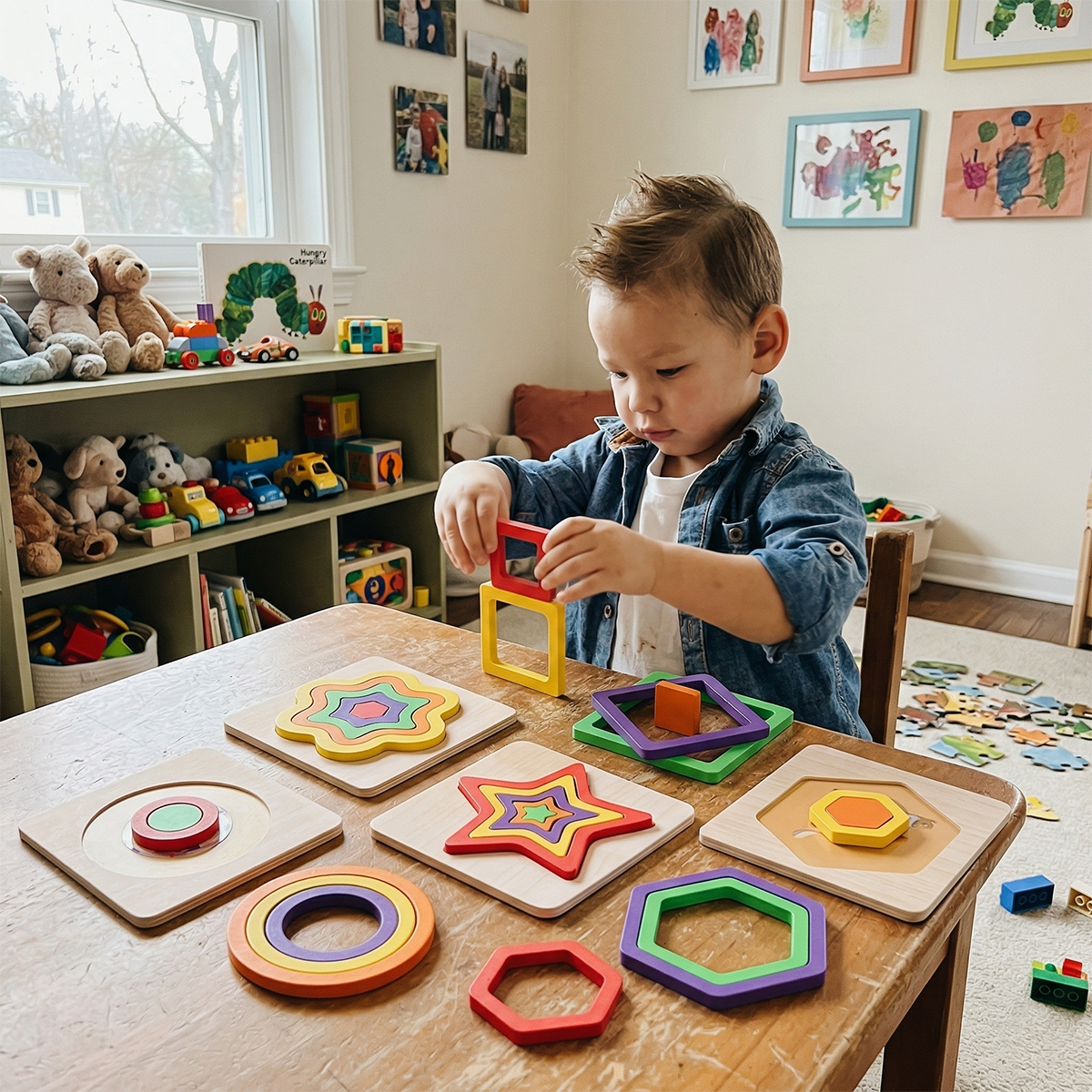 Hicooo® | Shape Puzzle Board