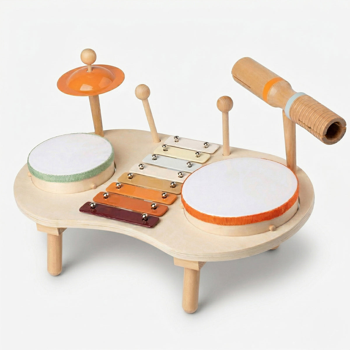 Hicooo® | Wooden Drum Set