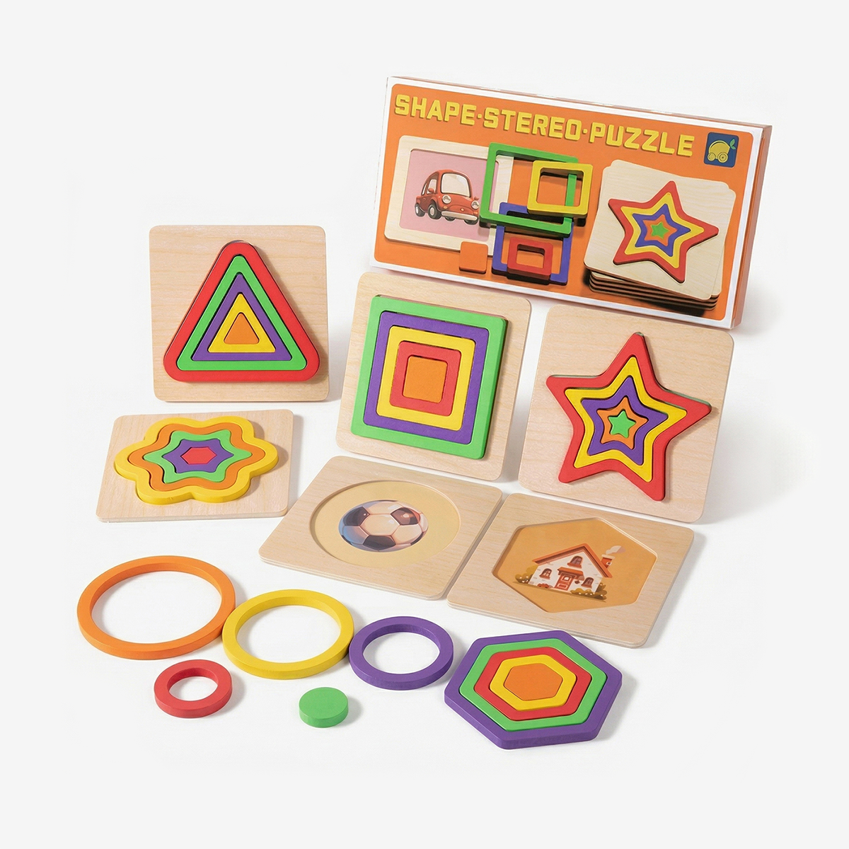 Hicooo® | Shape Puzzle Board