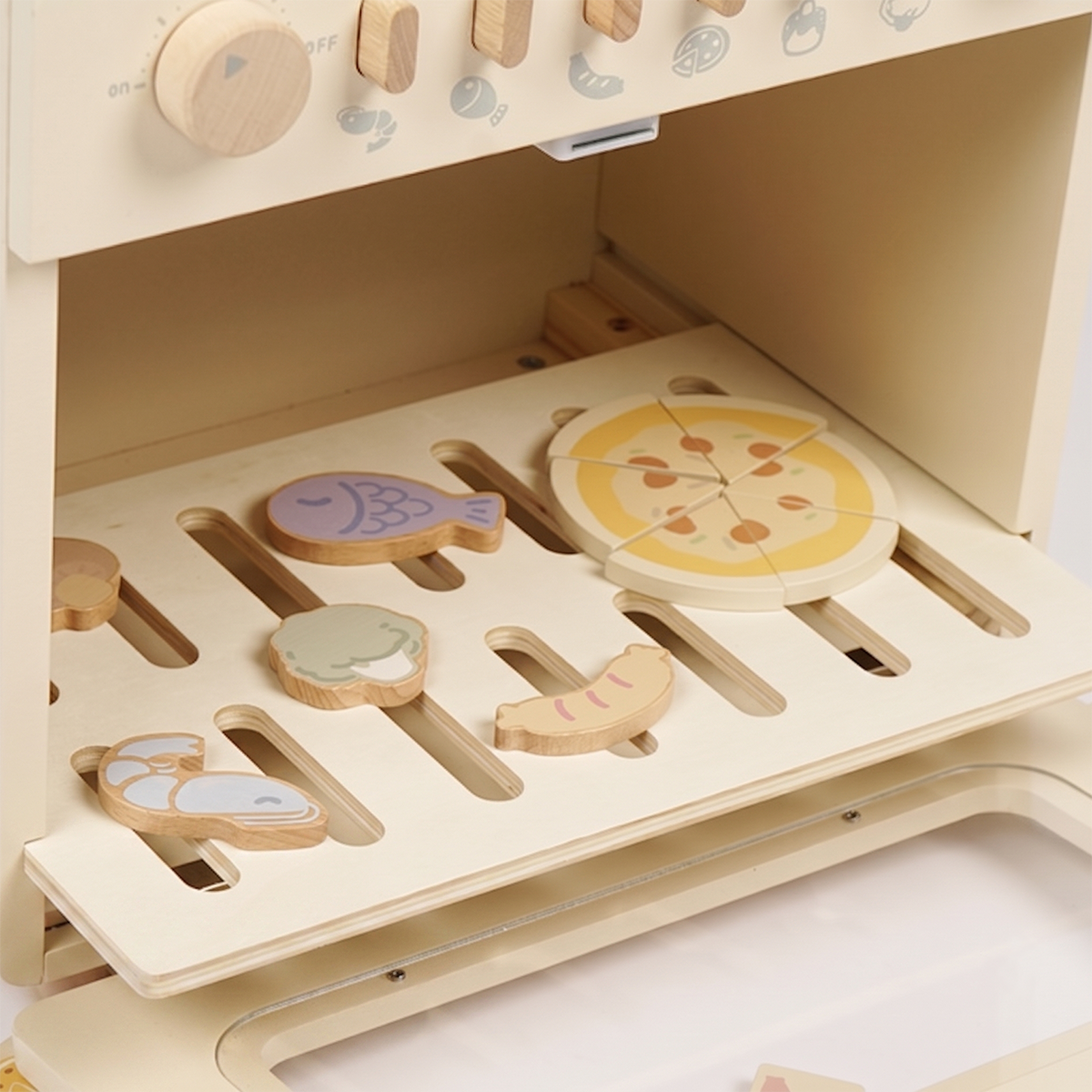 Pretend Play Kitchen Stove with Accessories for Toddlers