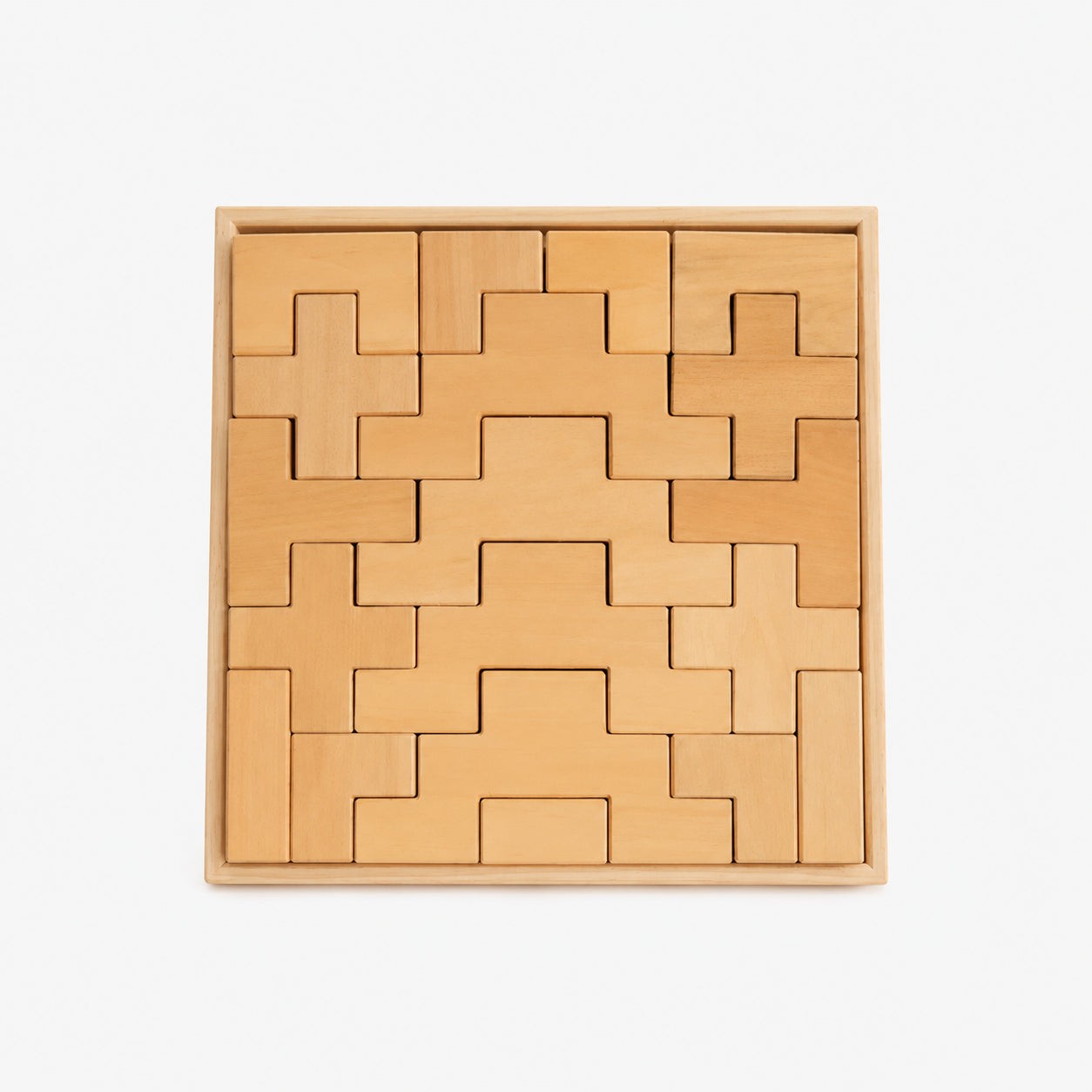 19-Piece Wooden Stairway Building Blocks