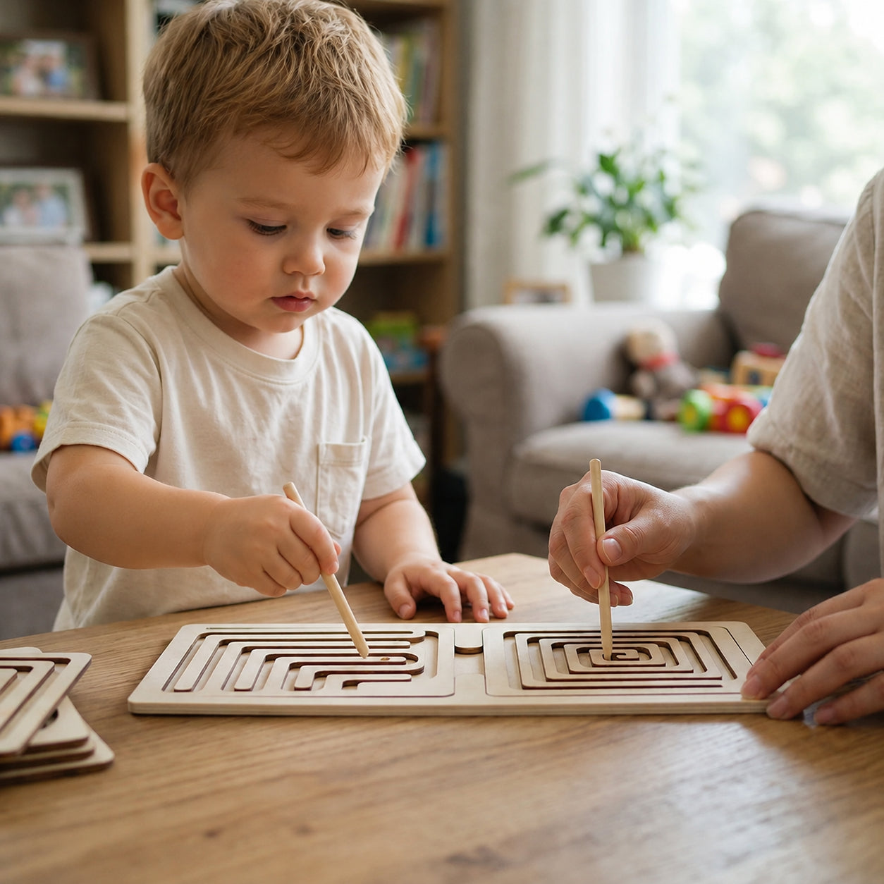 Wooden Concentration Maze