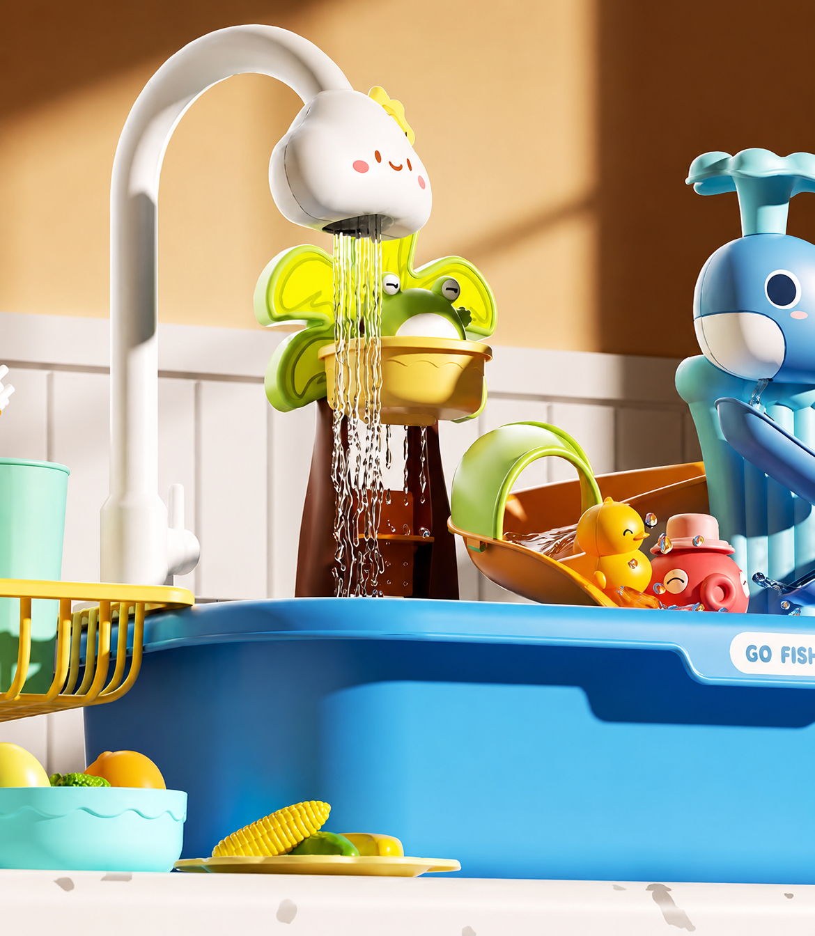 Toddler Play Sink Toy Set