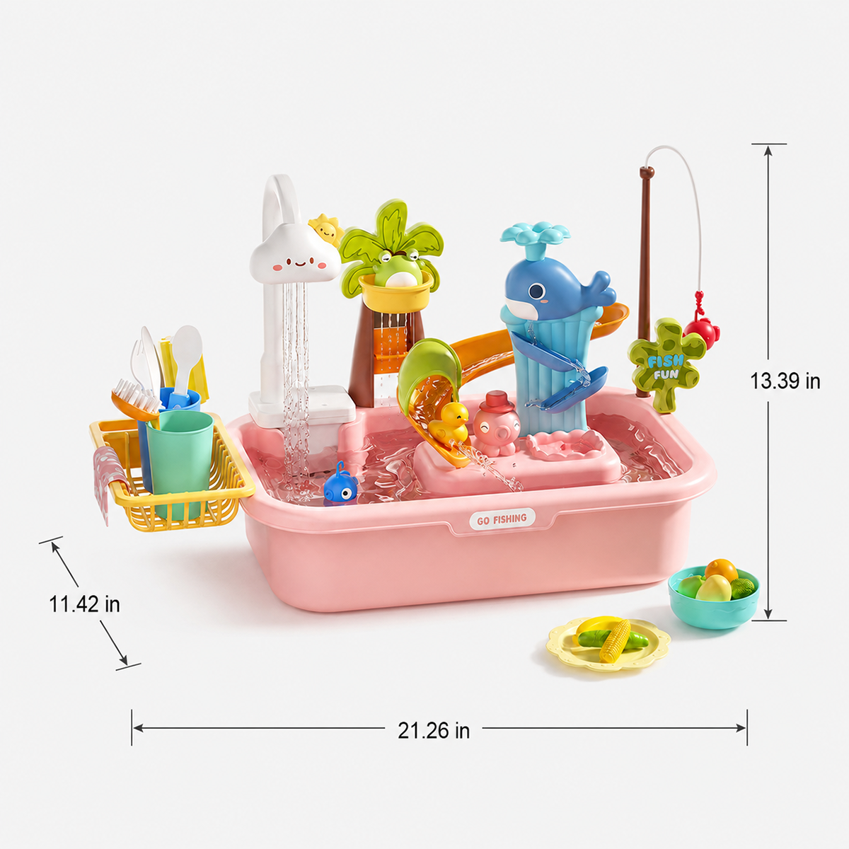 Toddler Play Sink Toy Set