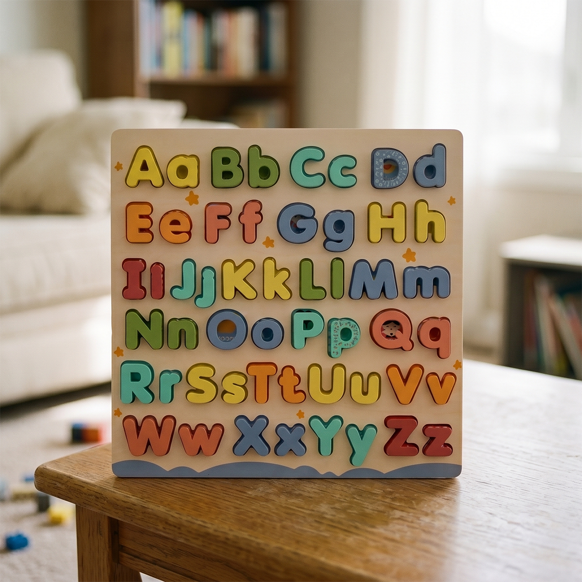 Hicooo® | Wooden Alphabet Puzzle Set