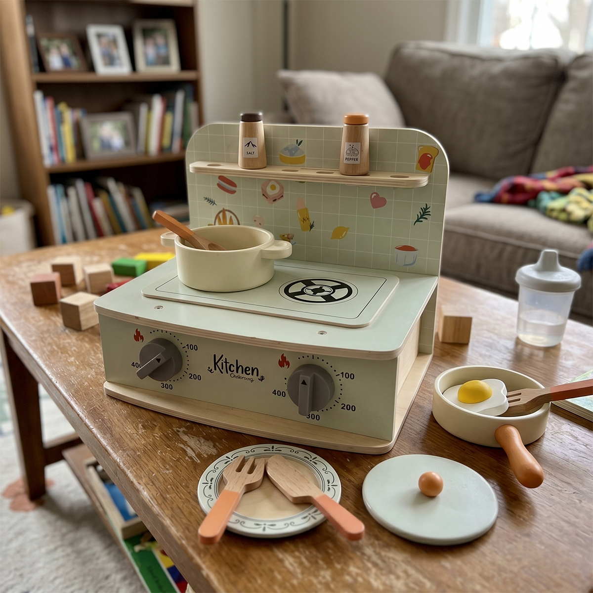 Hicooo® | Wooden Kitchen Play Set