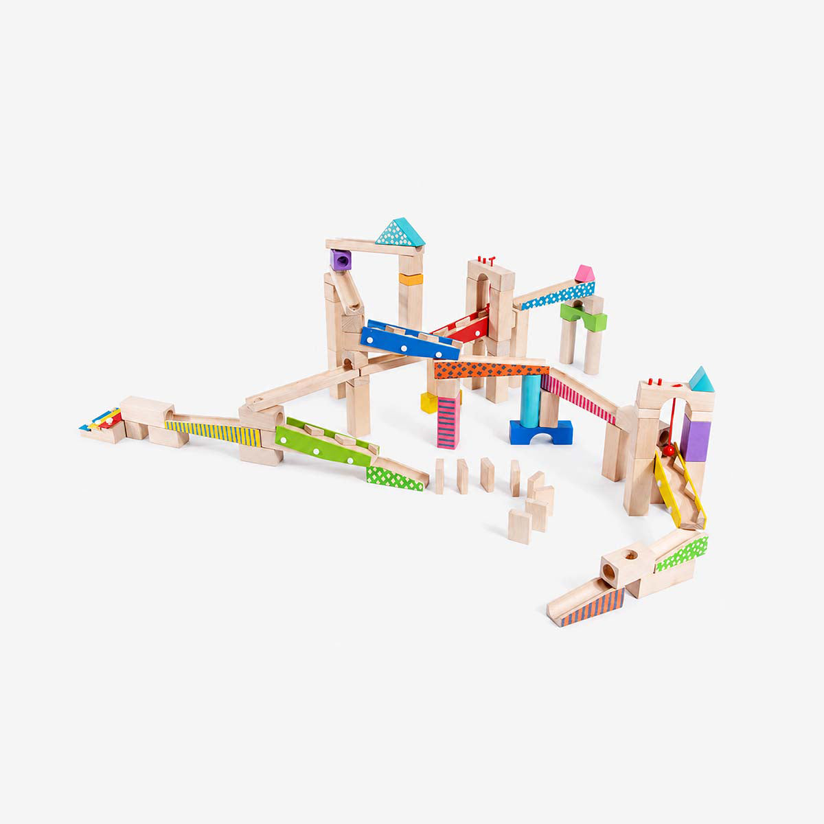 Hicooo® | Wooden Marble Run Set