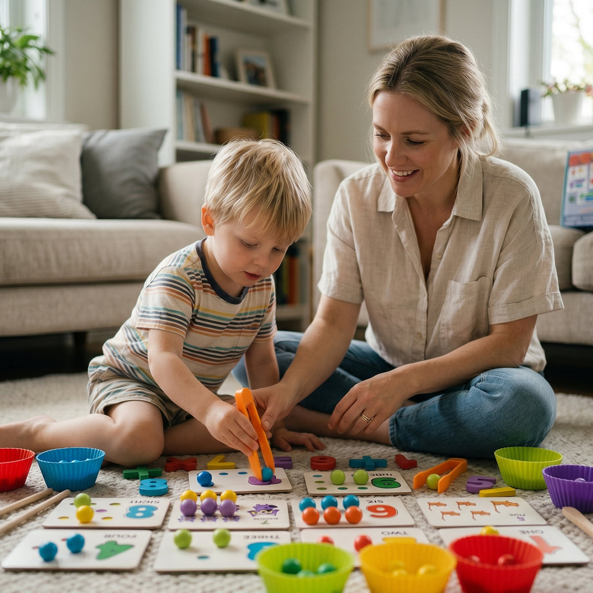 Wooden Bead Counting Toy