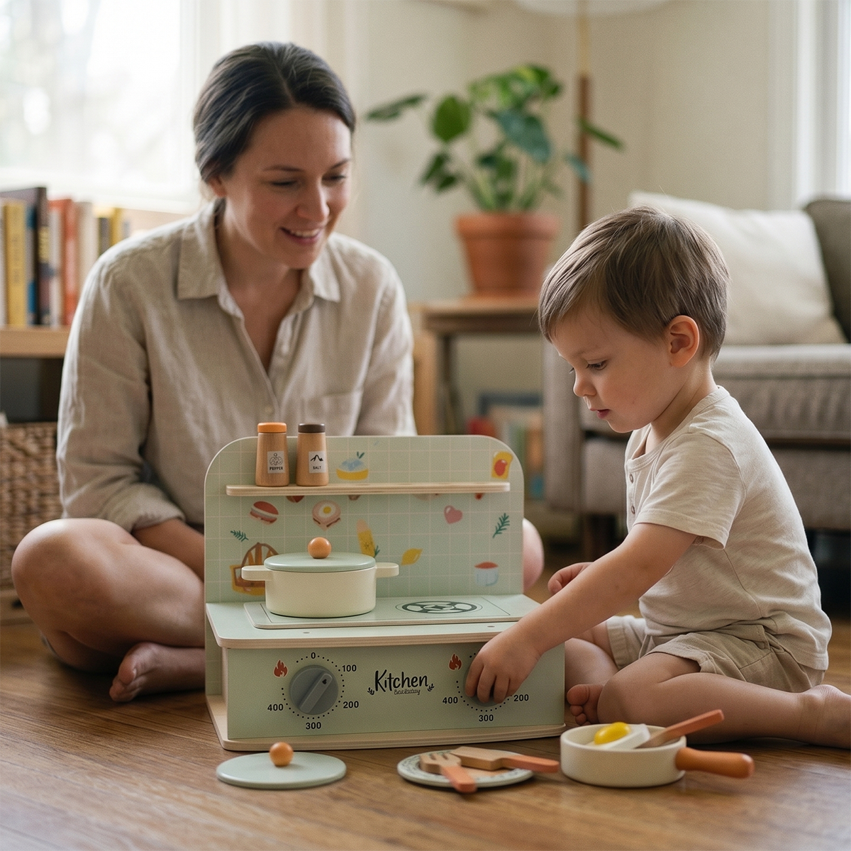 Hicooo® | Wooden Kitchen Play Set