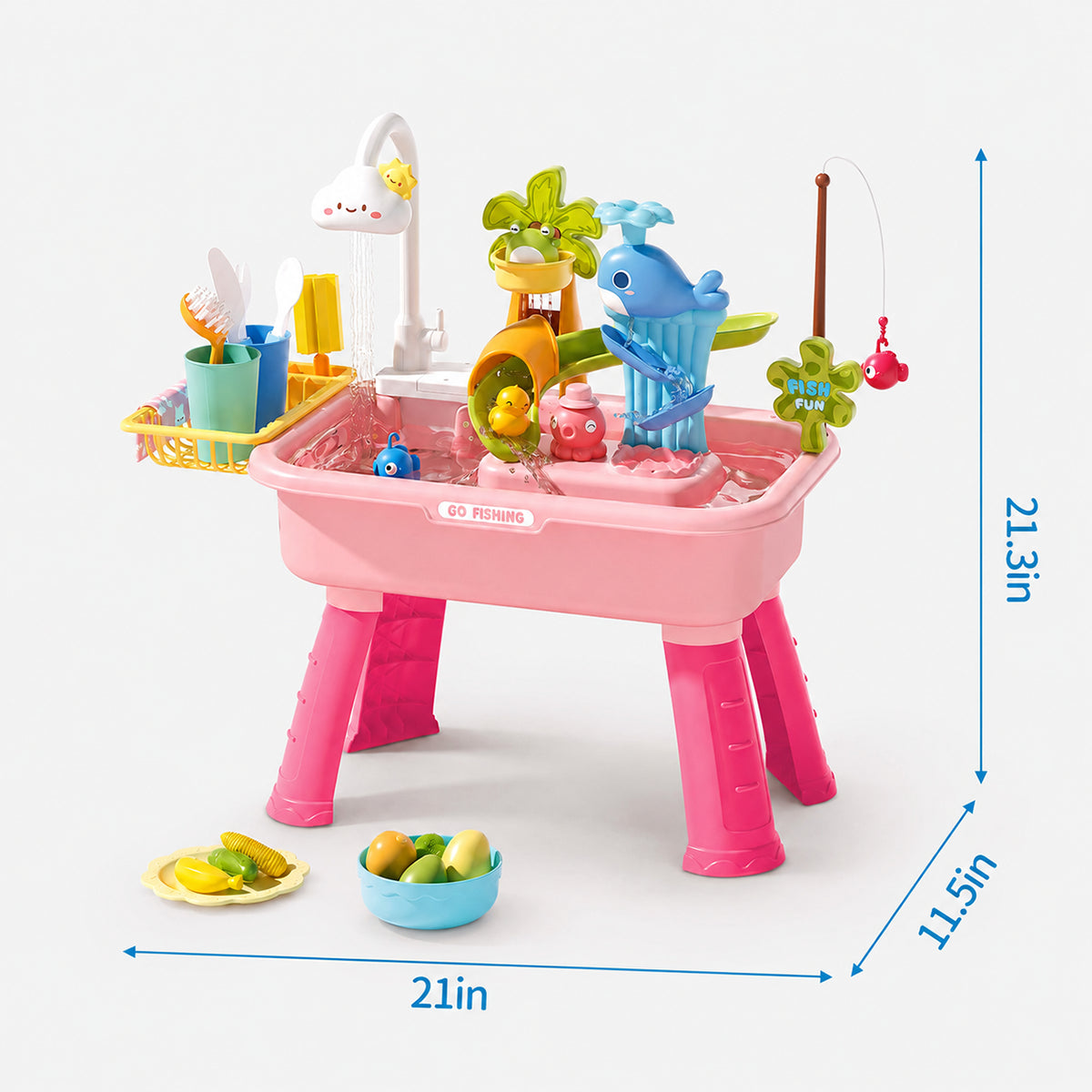 Toddler Play Sink Toy Set