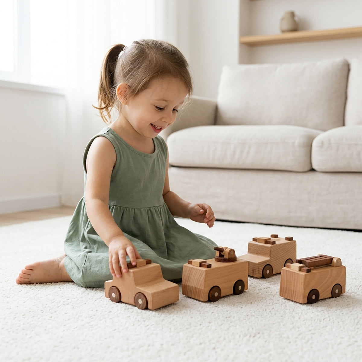 Wooden Construction Vehicles