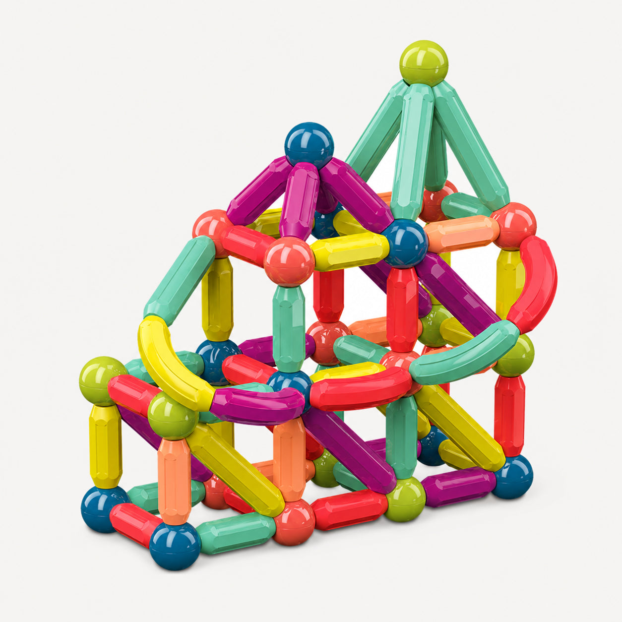3D STEM Magnetic Sticks and Balls Building Set