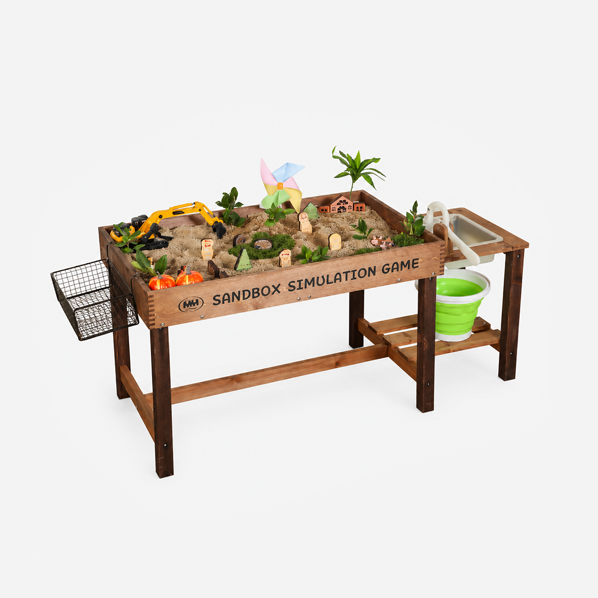 Hicooo® | Elevated Wooden Sandbox