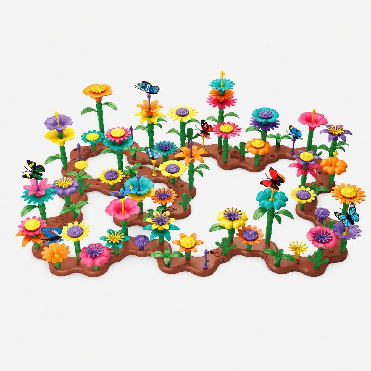272-Piece Flower Garden Building Toys