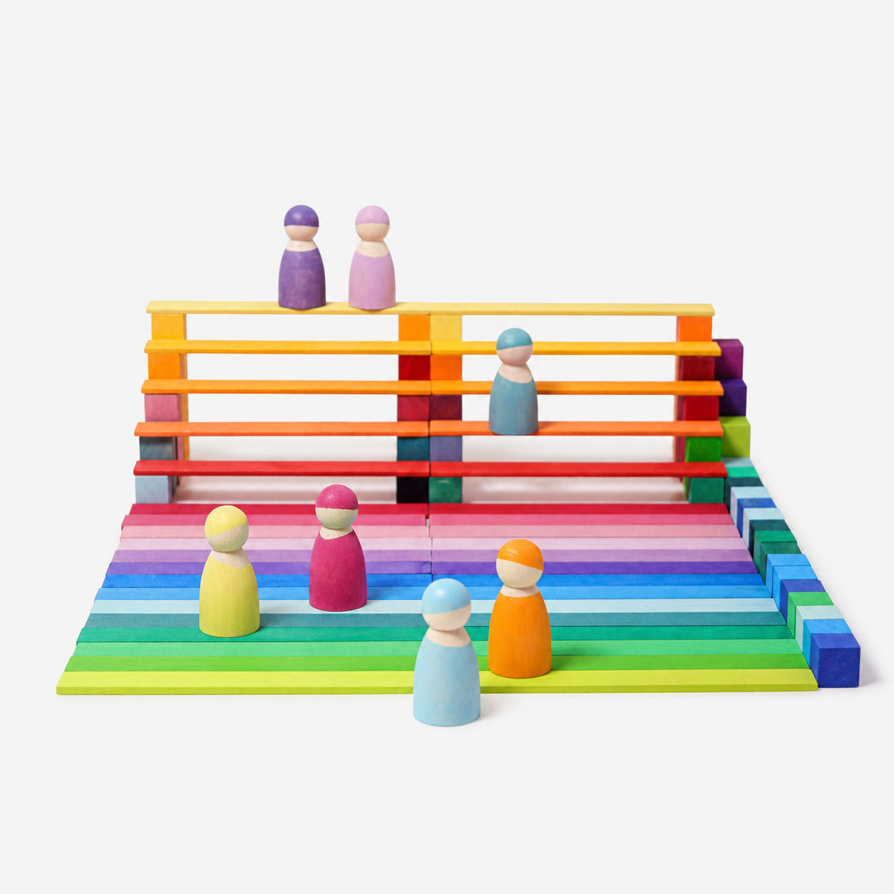100 Pcs Wooden Da Vinci Bridge Sticks — STEM Construction Set for Kids