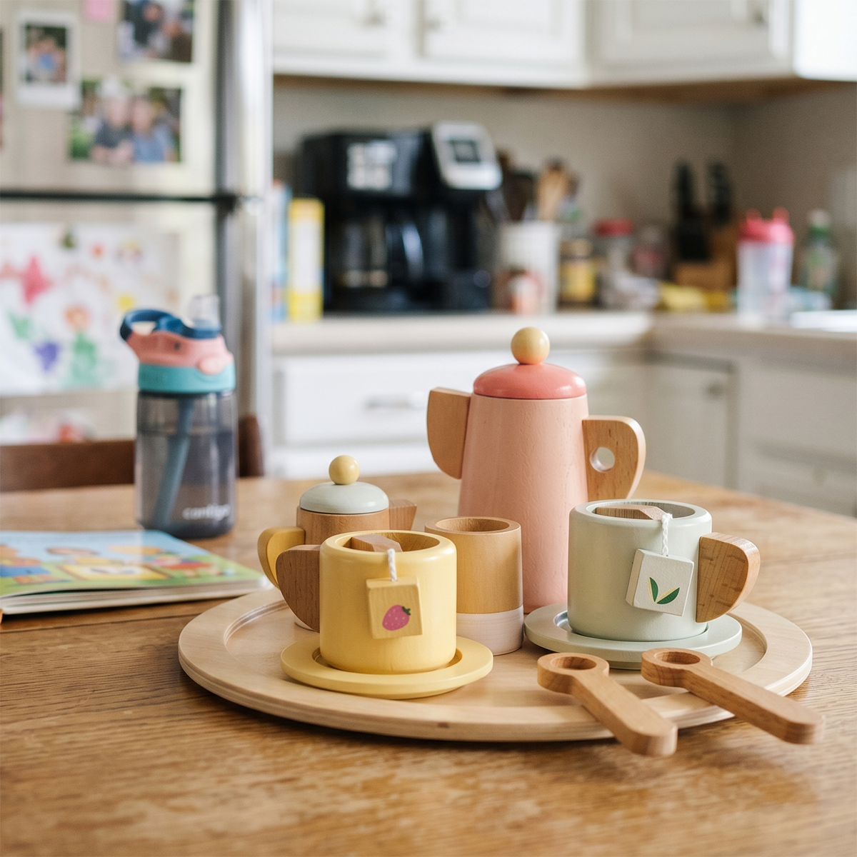 Hicooo® | Real Wood Tea Set