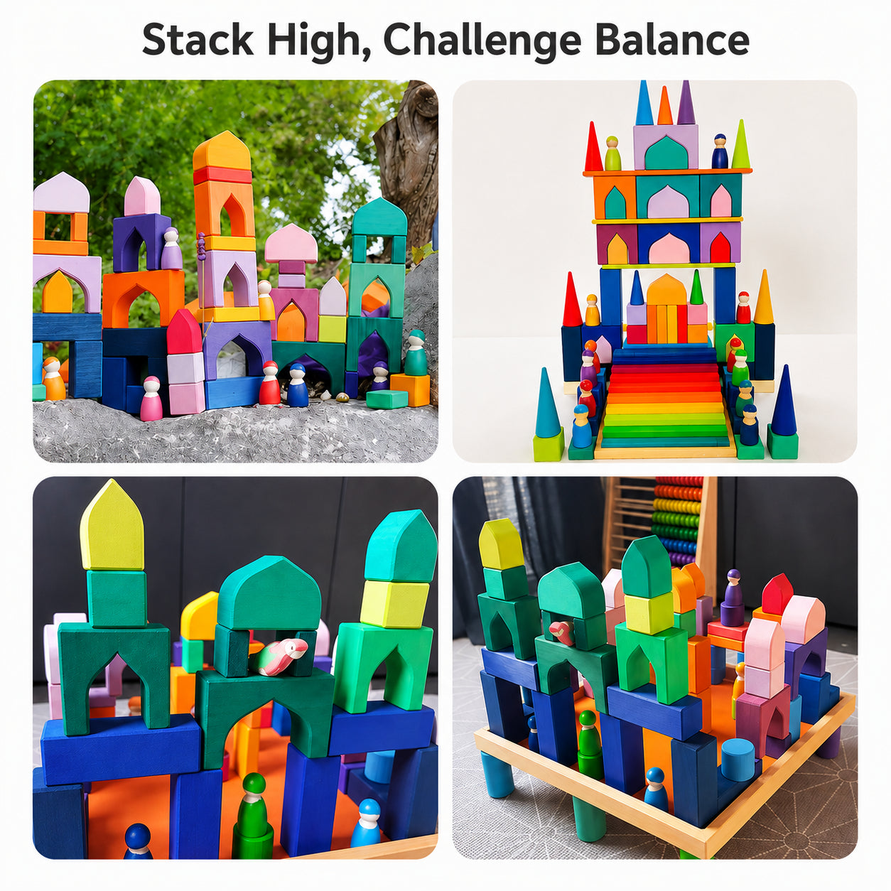 Arabian 1001 Nights Wooden Building Blocks