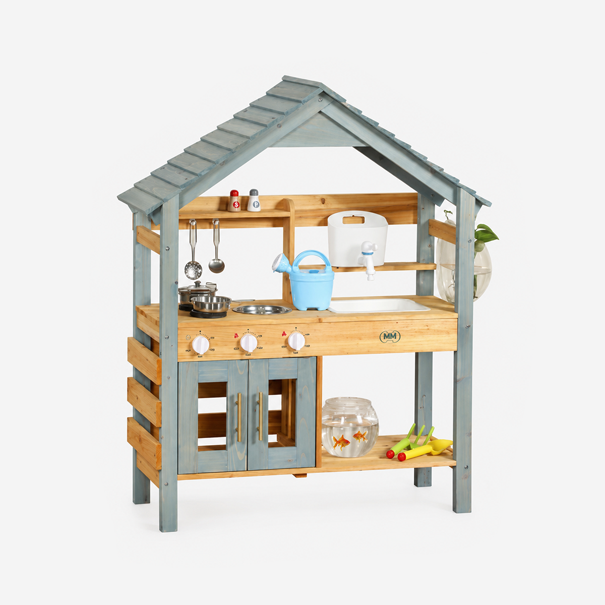 Wooden Playhouse Mud Kitchen