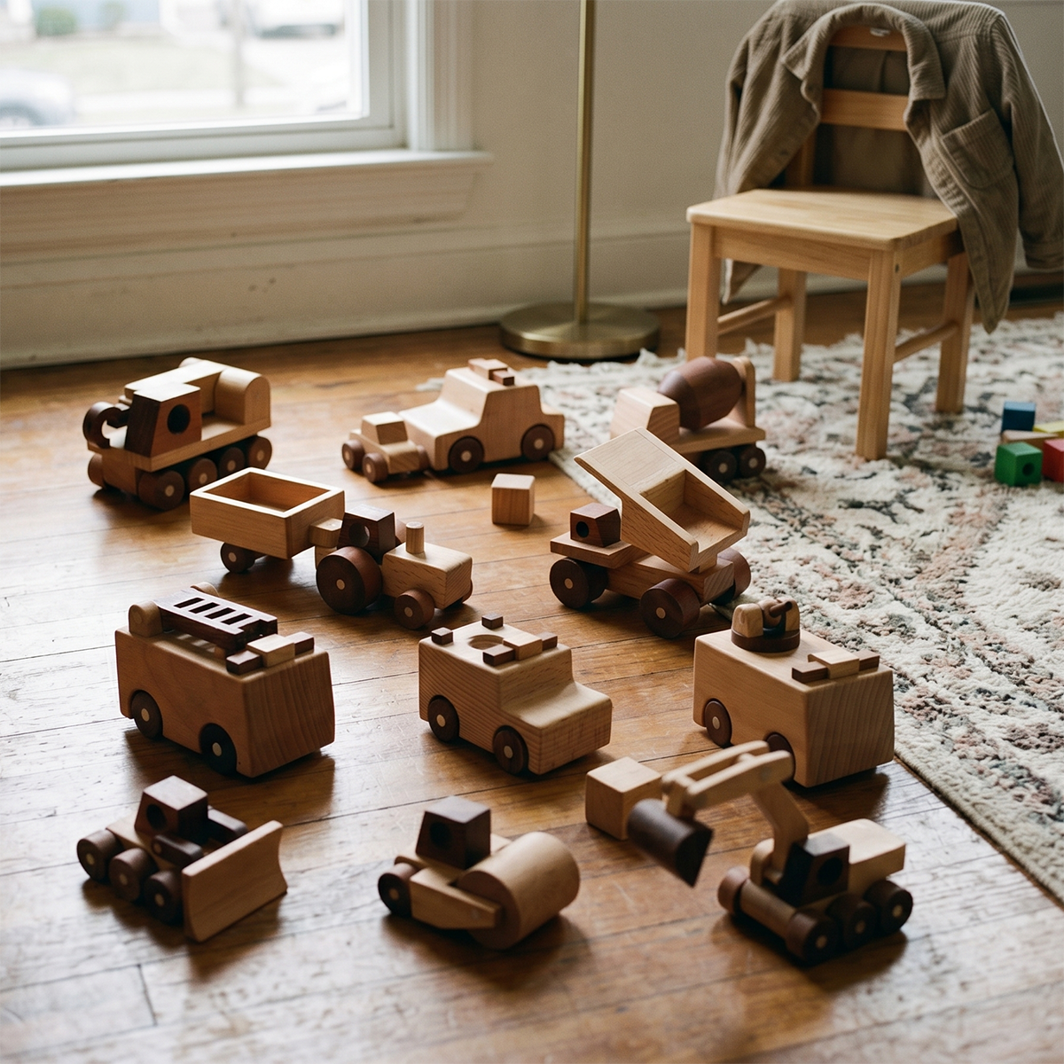 Hicooo® | Wooden Construction Vehicles