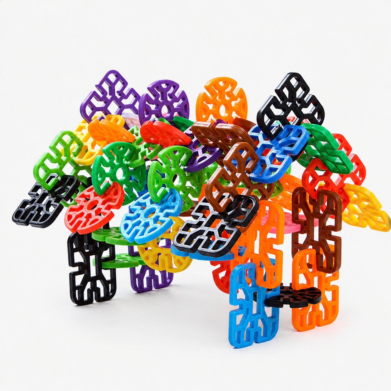 Snowflake Interlocking Building Blocks