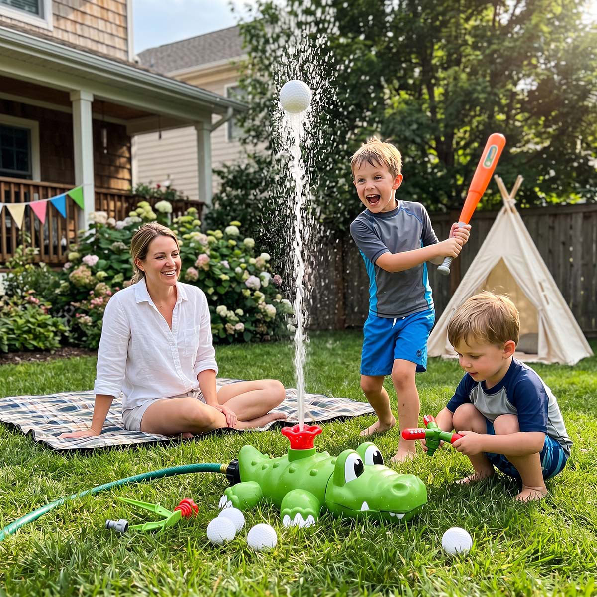Water Sprinkler Baseball Toy