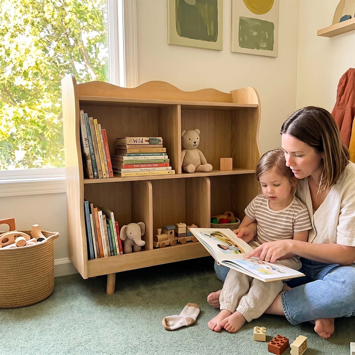 Montessori Toddler Bookshelf