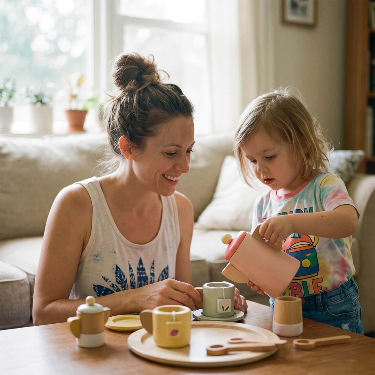 Hicooo® | Real Wood Tea Set
