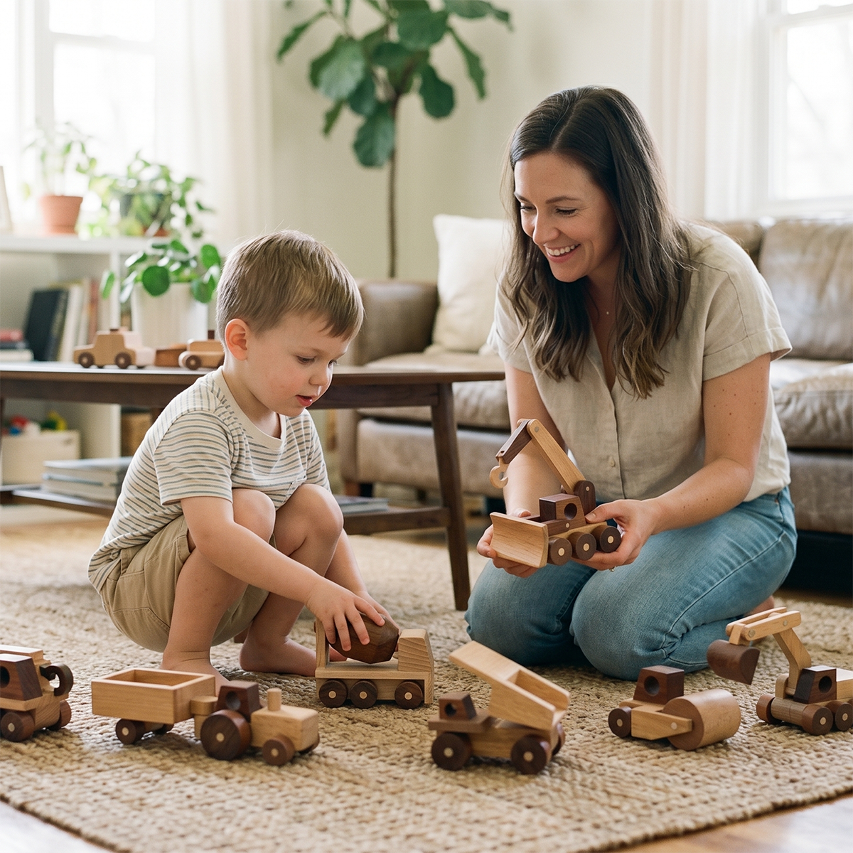 Hicooo® | Wooden Construction Vehicles