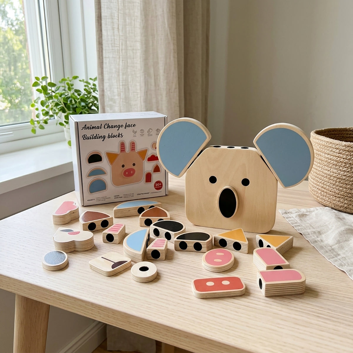 Animal Change Face Blocks