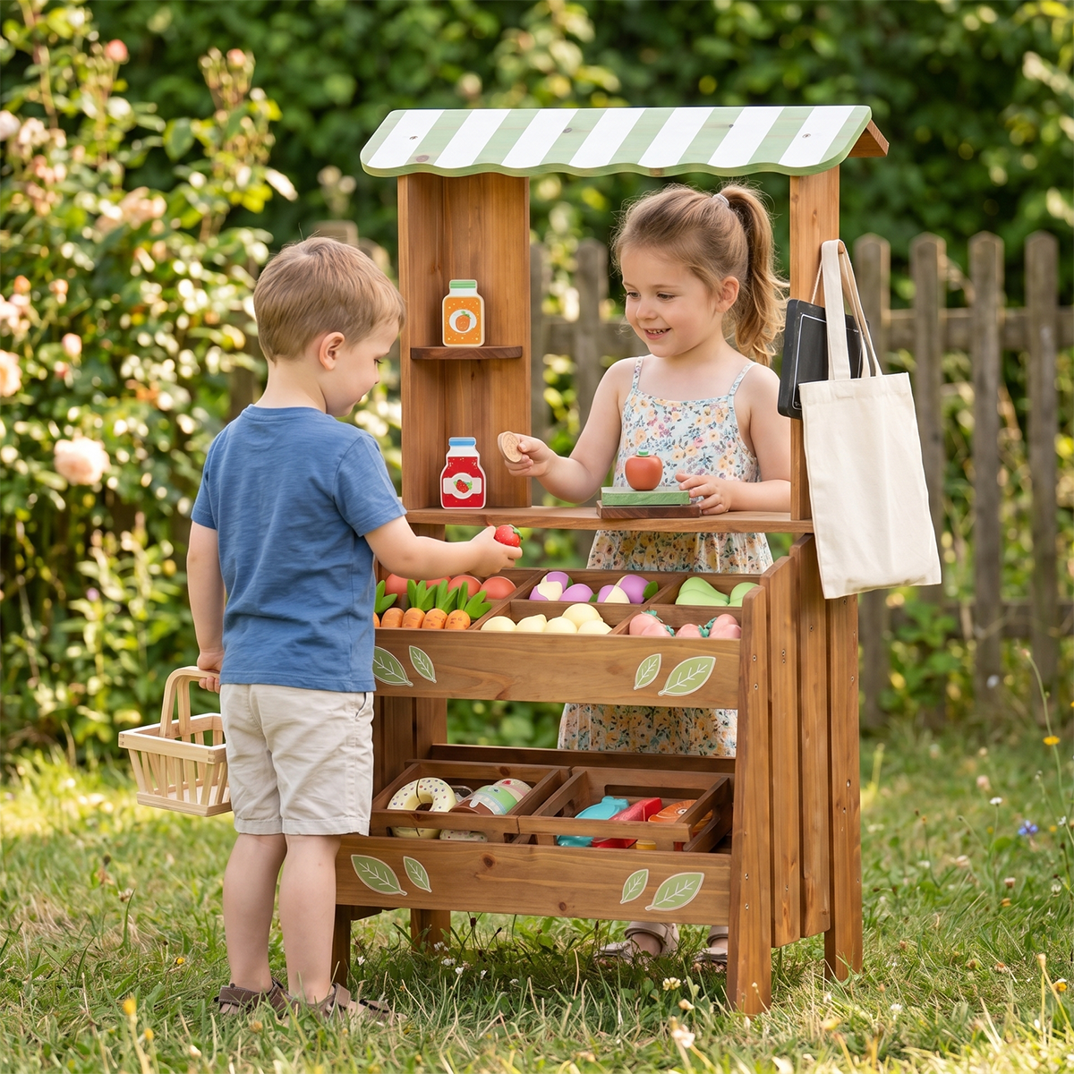 Wooden Kids Mud Kitchen Toy