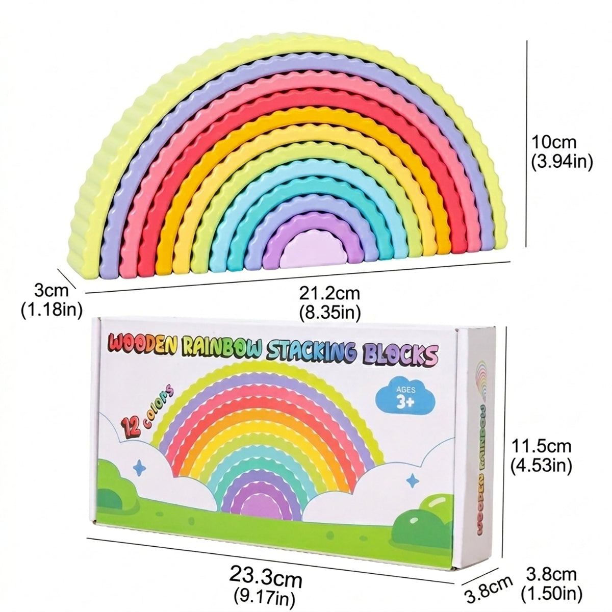 Waldorf Nesting Puzzle & Montessori Sensory Arches