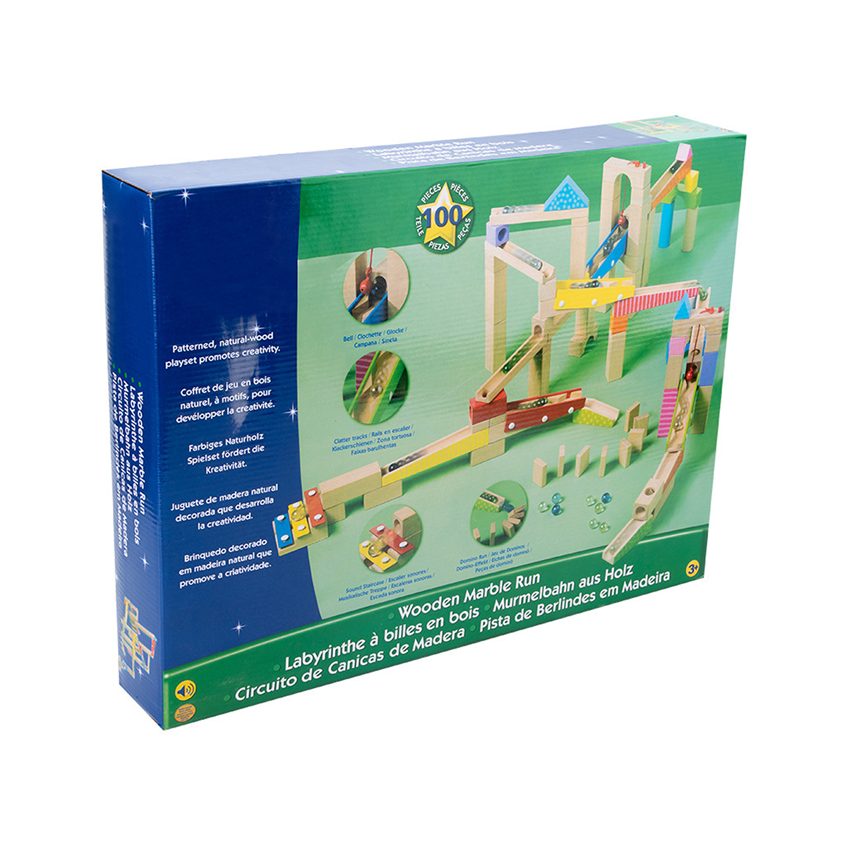 Hicooo® | Wooden Marble Run Set
