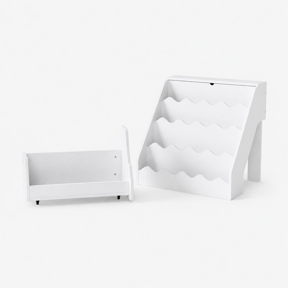 Montessori Kids Bookshelf and Toy Organizer