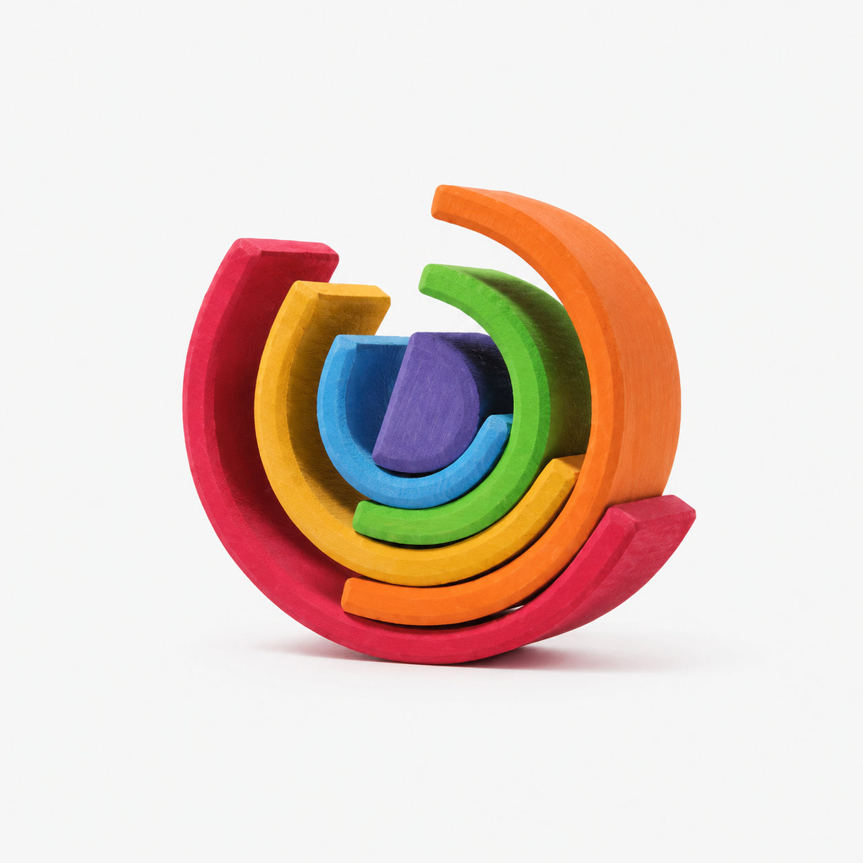 Medium Wooden Rainbow Tunnel & Stacking Arches