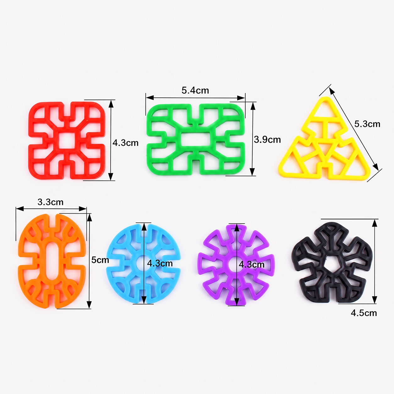 Snowflake Interlocking Building Blocks