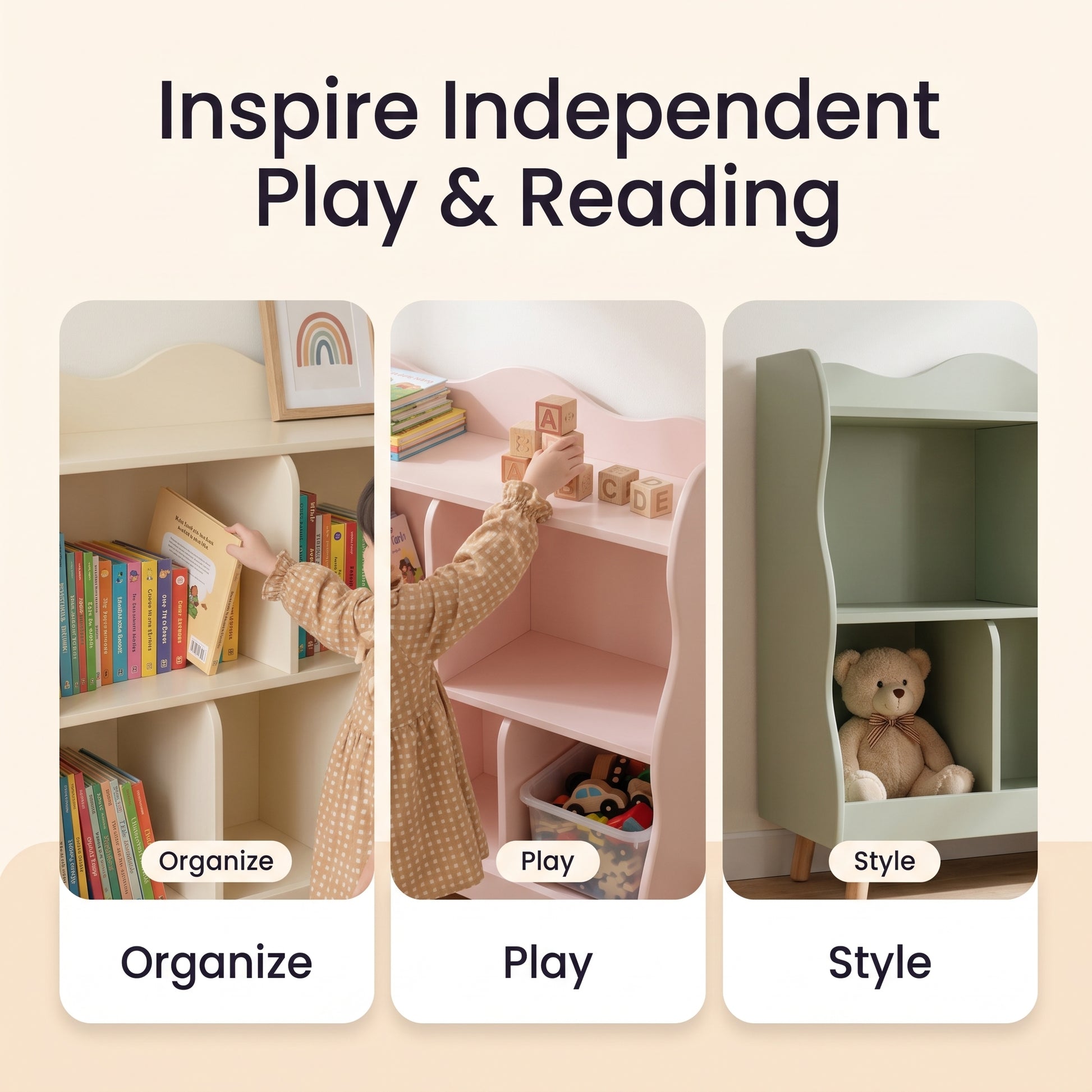 Montessori Toddler Bookshelf