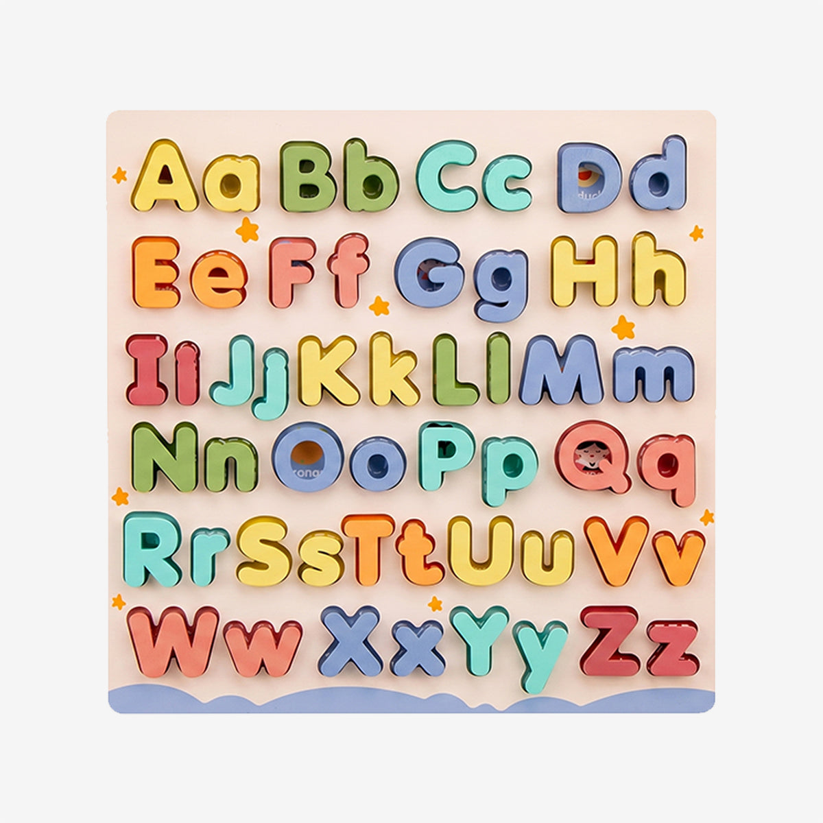 Hicooo® | Wooden Alphabet Puzzle Set