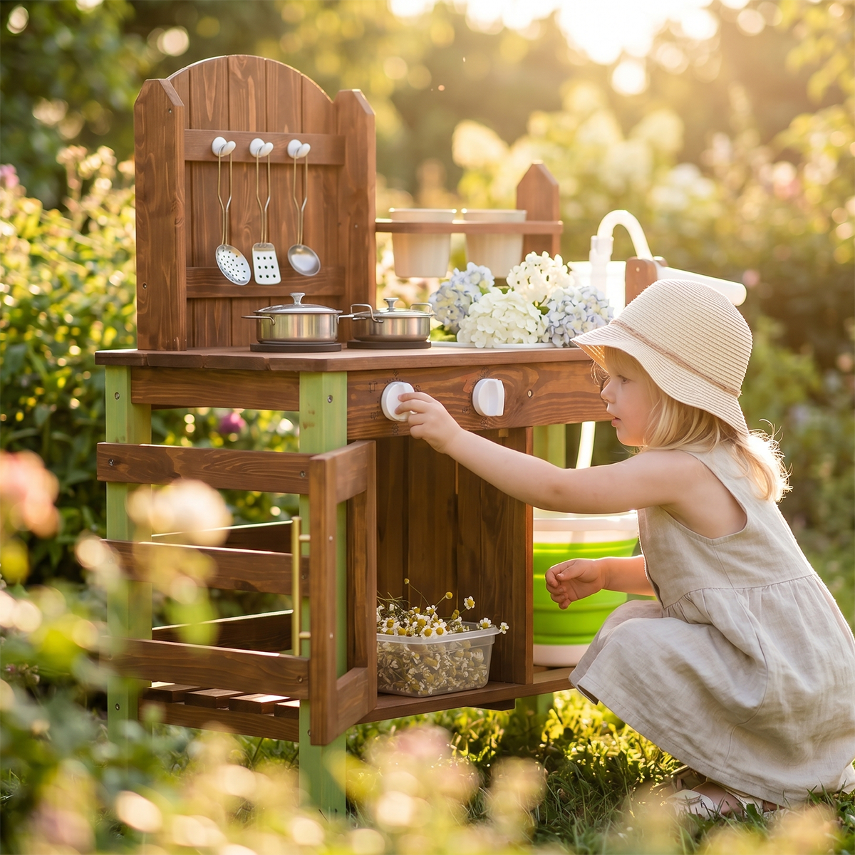 Hicooo® | Outdoor Wooden Mud Kitchen