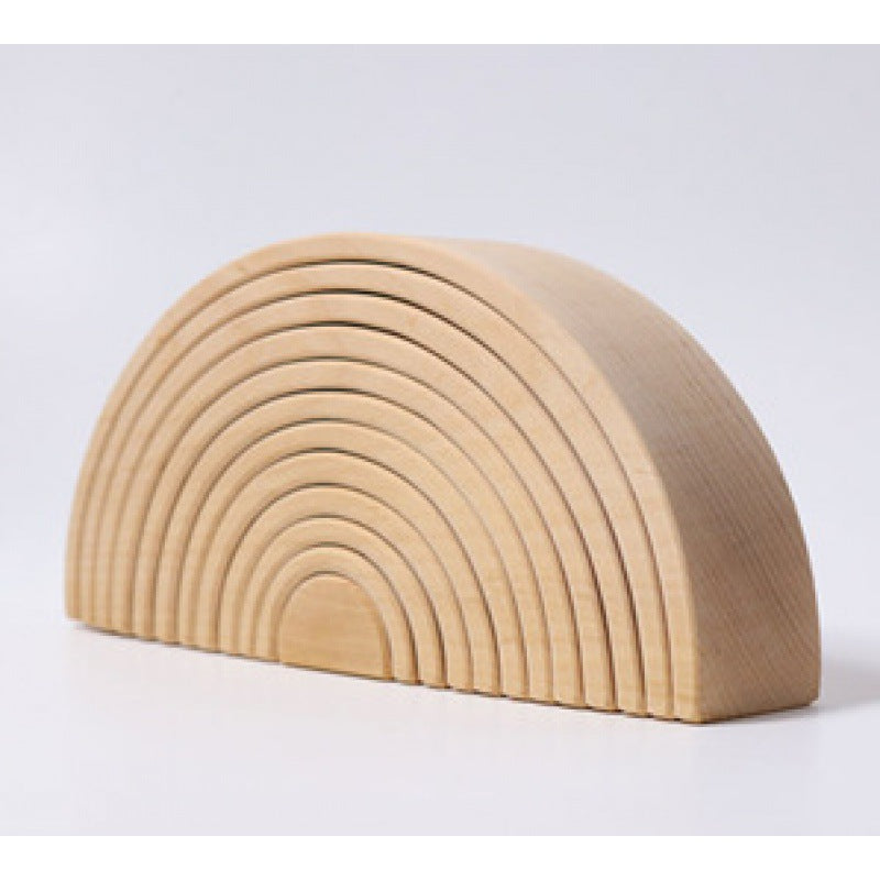 Large Beech Wood Rainbow Arch Stacker