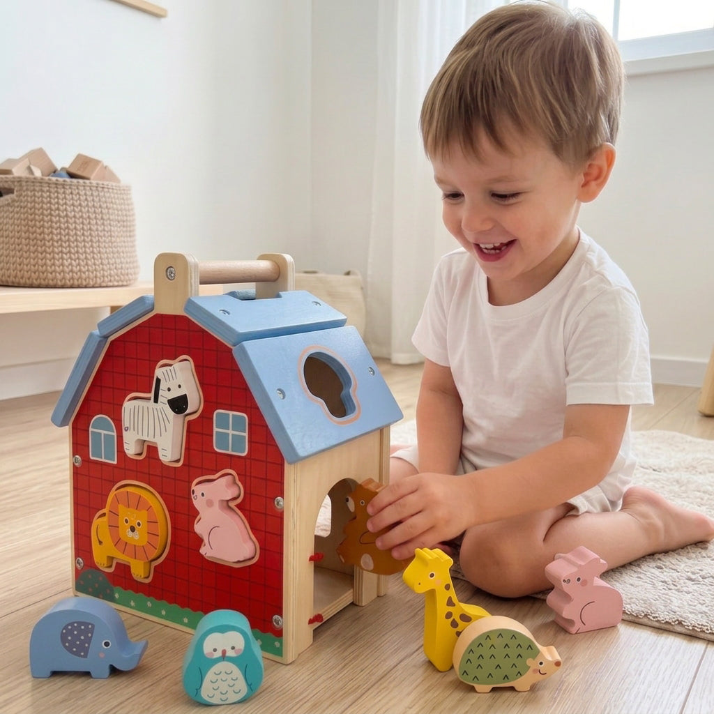 Montessori Animal Puzzle Blocks for Kids