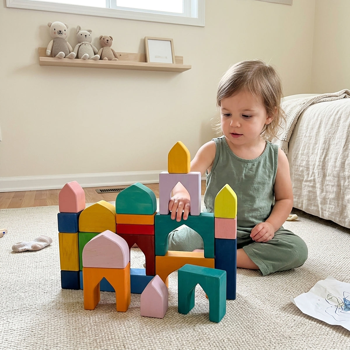 Arabian 1001 Nights Wooden Building Blocks