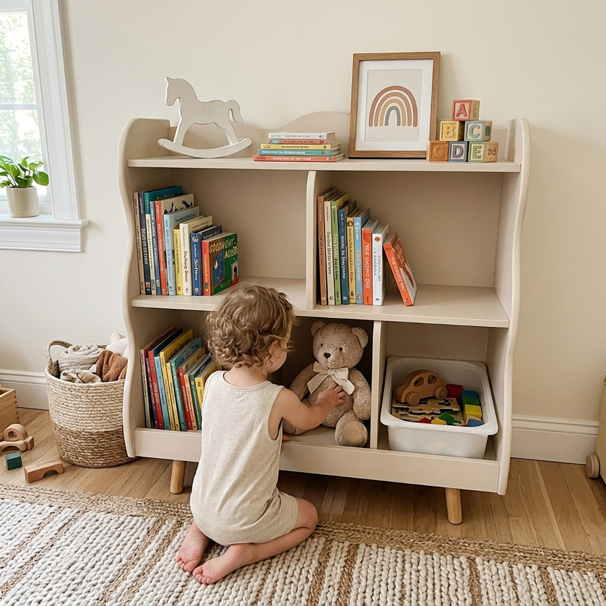 Montessori Toddler Bookshelf