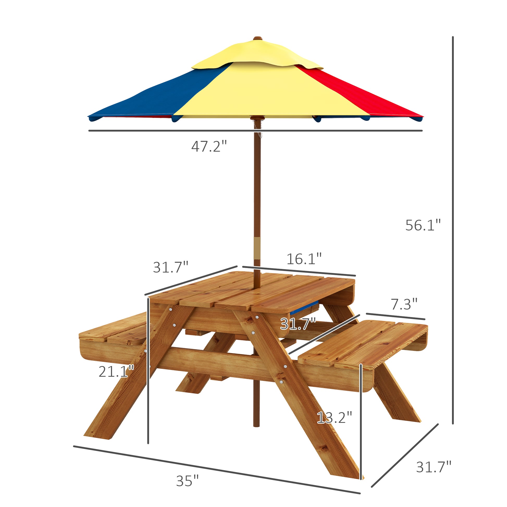 Hicooo® | 3-in-1 Sensory Table