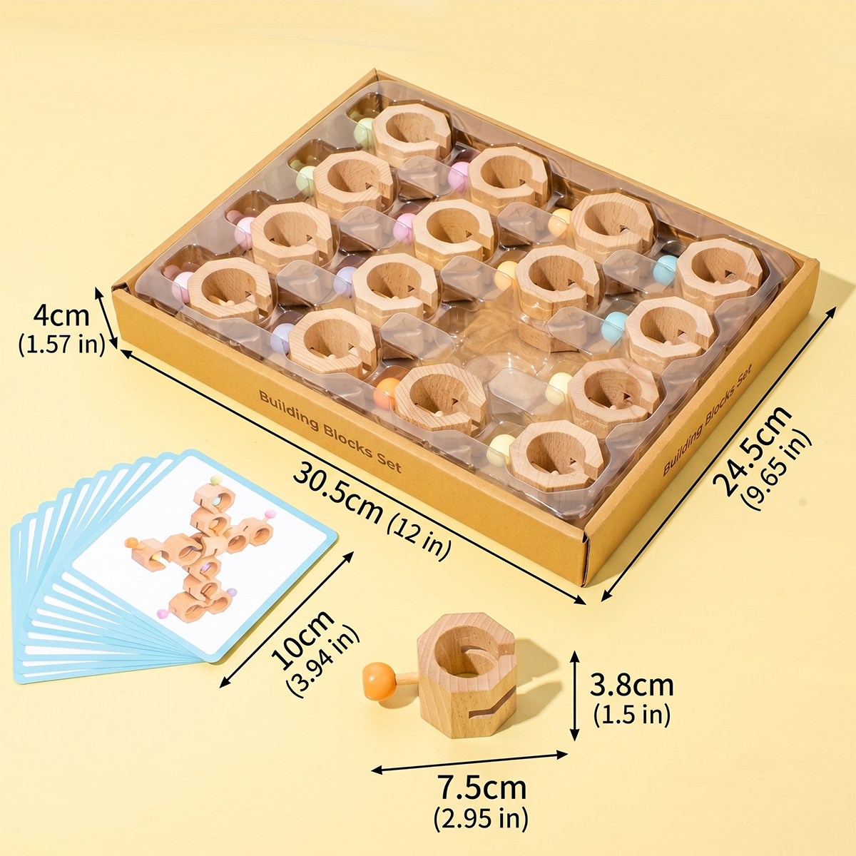 Wooden Montessori Shape Sorting Puzzle