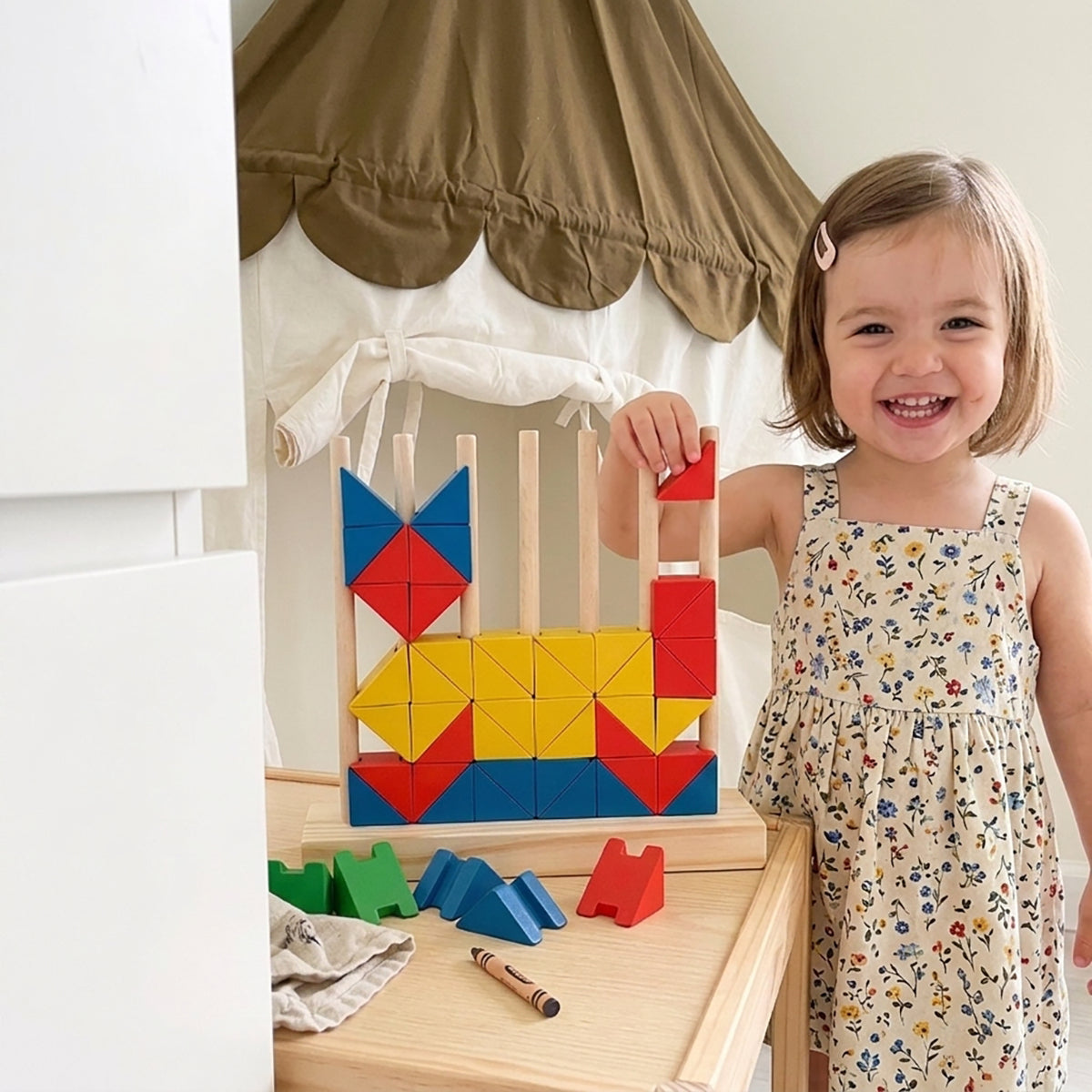 Montessori Wooden Math Multiplication Table Board